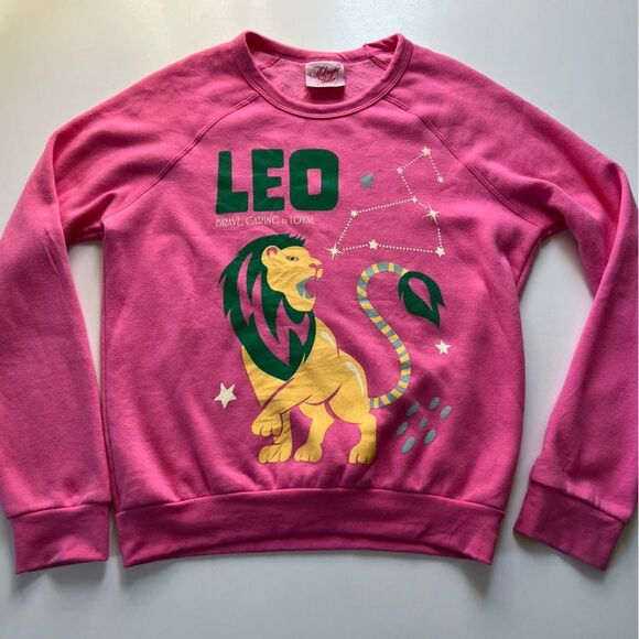 Anthropologie Pink Leo Sweatshirt - Picture 5 of 10